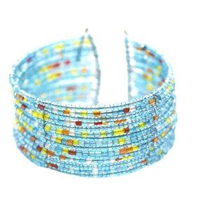 Forever Blue Coil Bracelet
